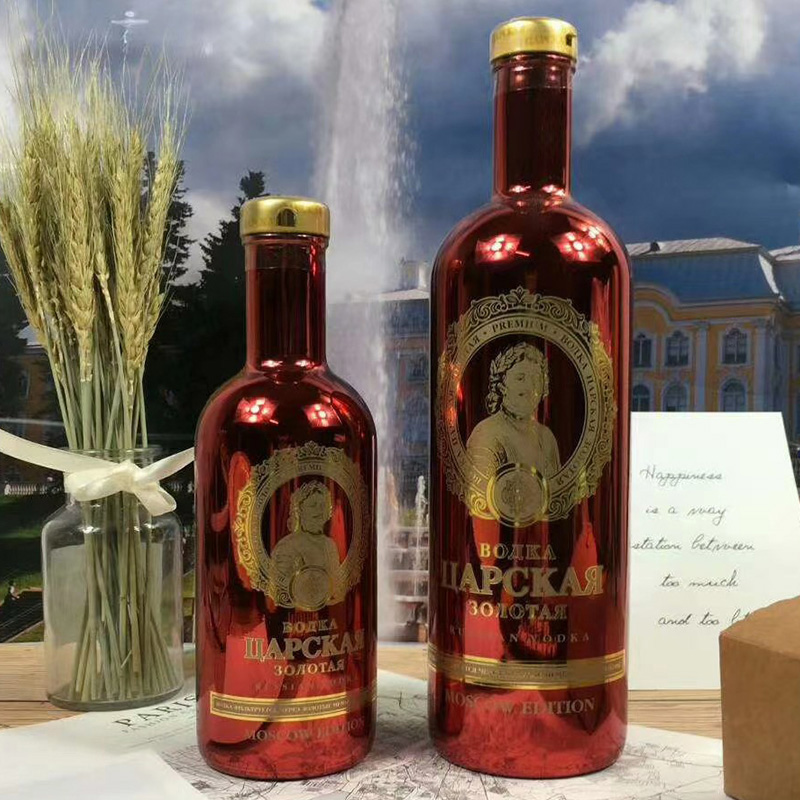 沙皇伏特加俄罗斯原装进口保真40度大瓶洋酒1000ml白酒伏特加