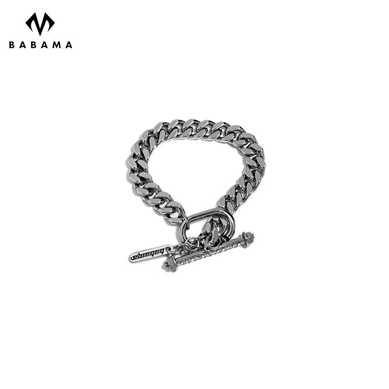 babama手链男女ins原创设计情侣送礼饰品潮牌手链