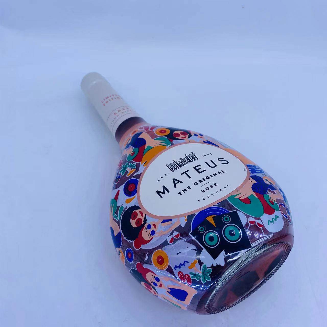 麦德龙码头老鼠葡萄牙进口玛天露桃红葡萄酒750mlmateusrose桃红静态