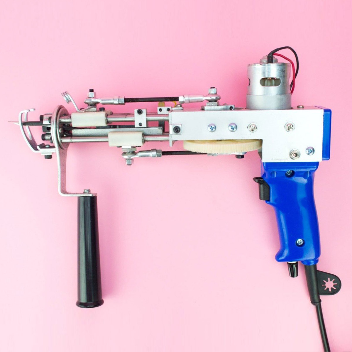 手工地毯织机电枪割绒枪簇绒枪电动地毯编织工具tufting gun