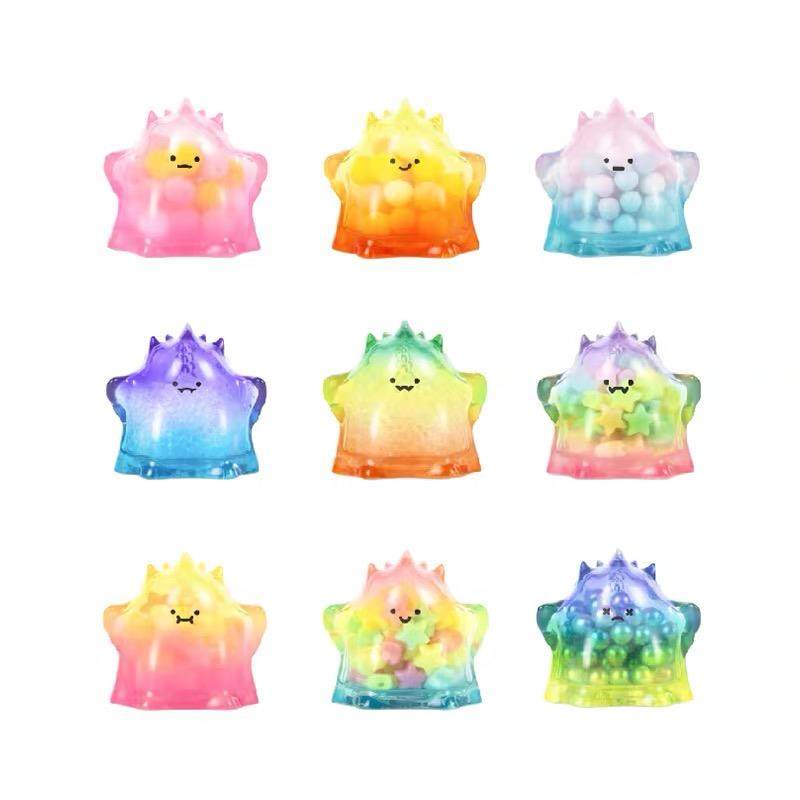 正品yuki盲盒彩色透明系列手办玩具娃娃公仔潮玩盲盒