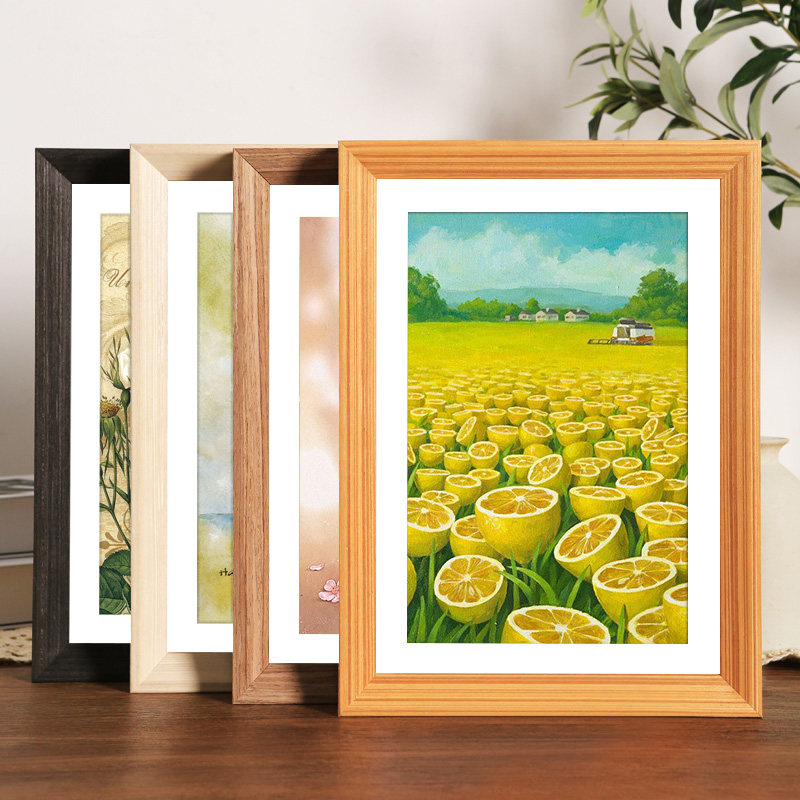 手工挂墙相框diy摆台框架a3剪纸装裱美术作品相框