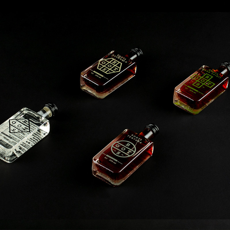 roots乐赐希腊进口洋酒甜烈酒小酒版利口酒50ml*4礼盒装