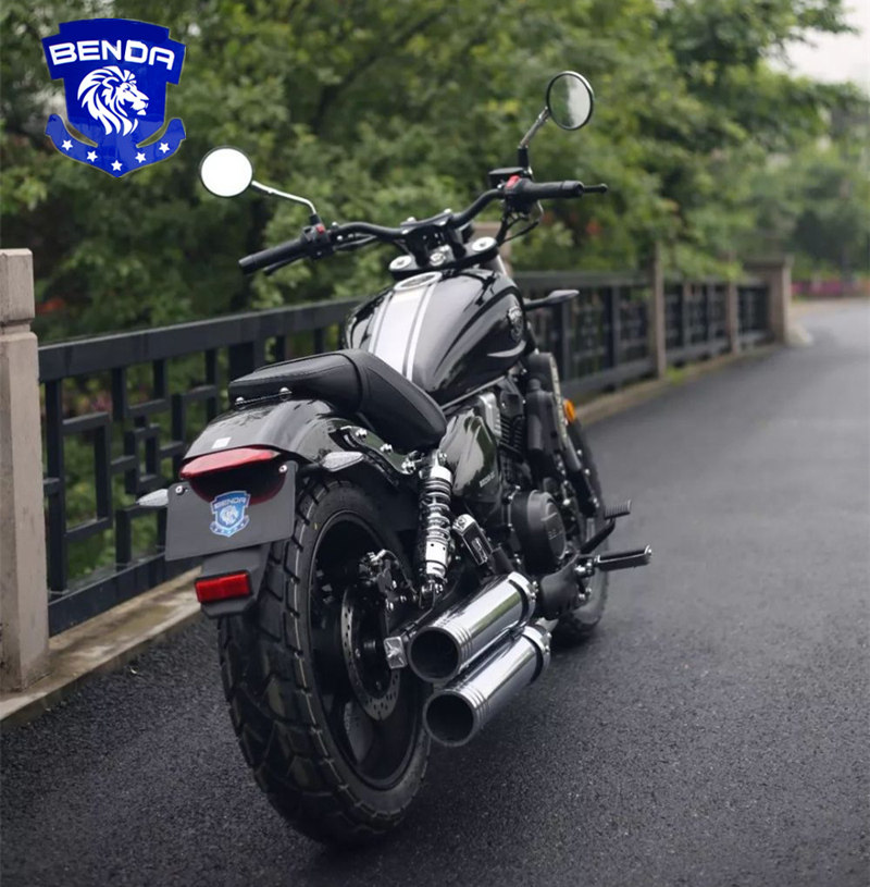 新款奔达摩托车bd250abs原驰兽皮带传动 哈雷摩托车复古太子车