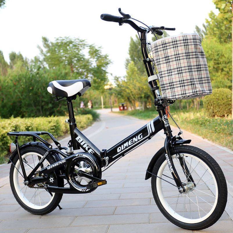 自行车女款大人成人新款折叠超轻男式单车安装轻便车