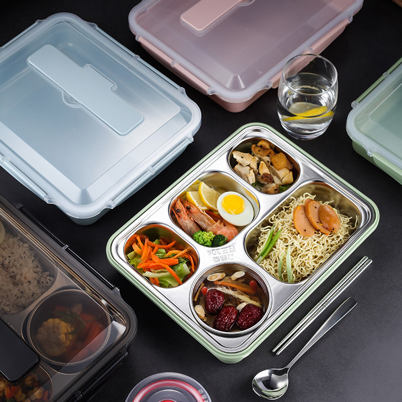 饭盒保温上班族方便携带加热自热分隔型学生学生大饭盒