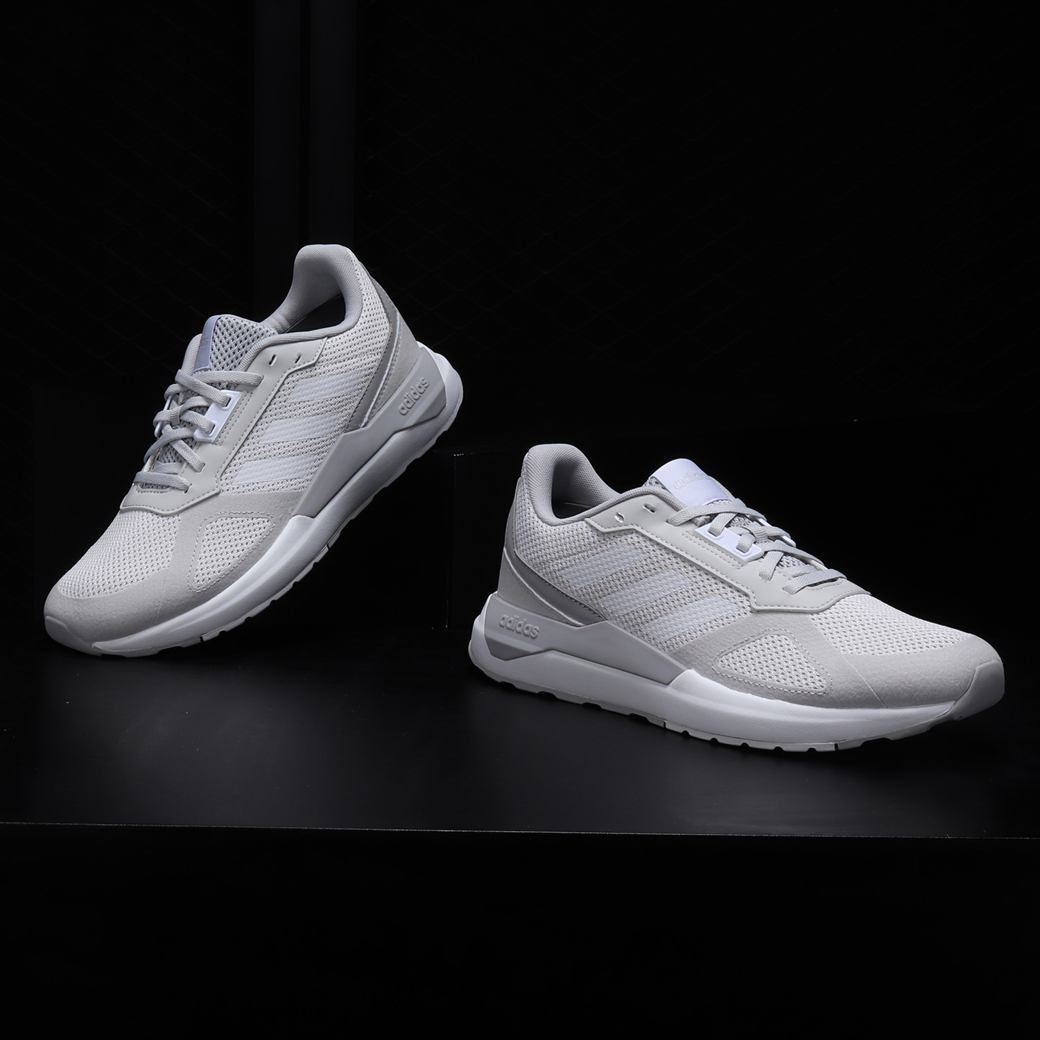 adidas阿迪达斯正品品男2019新款运动鞋耐磨透气休闲跑步鞋