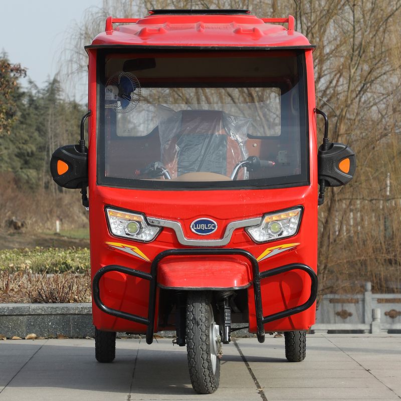 全封闭式新能源电动三轮车老年人载客客拉客家用客运电动车电动三轮车