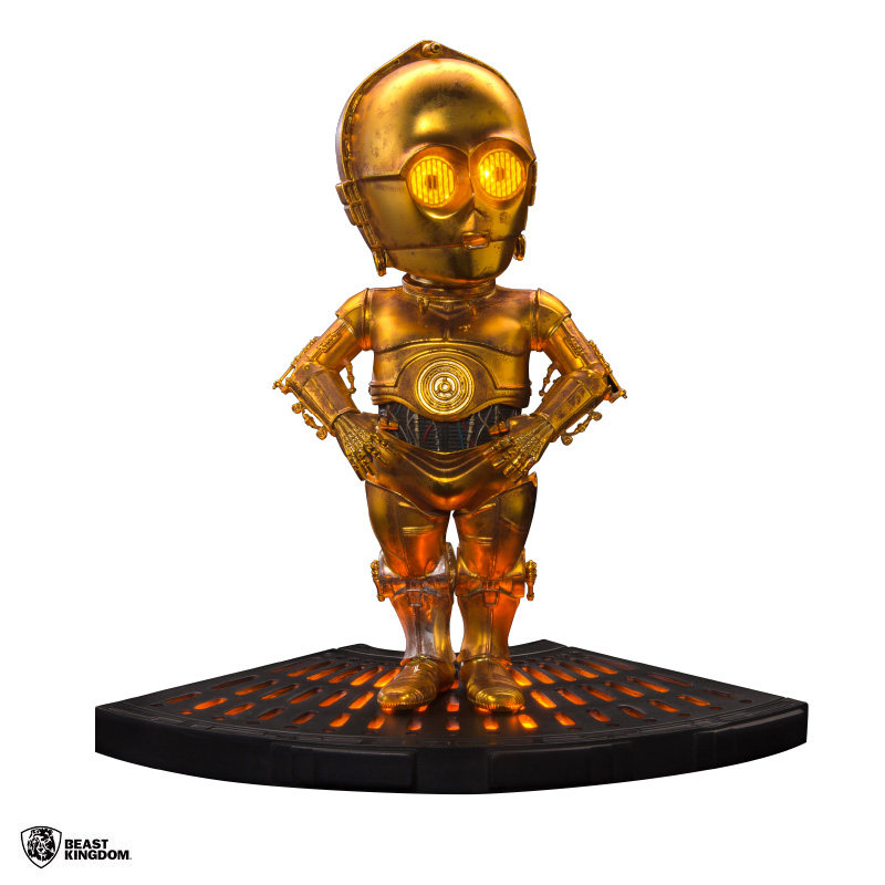 星球大战正品c3po礼仪机器人珍藏雕塑摆件手办音效兵人专区