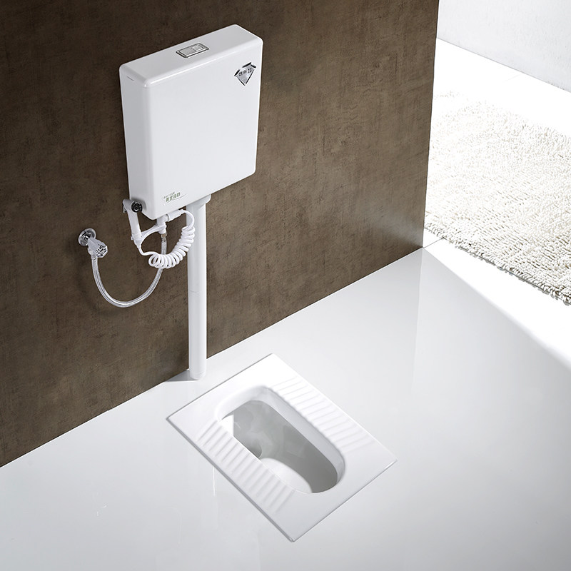 便器陶尔曼家用蹲坑水箱整套套装卫生间蹲厕便池蹲便器