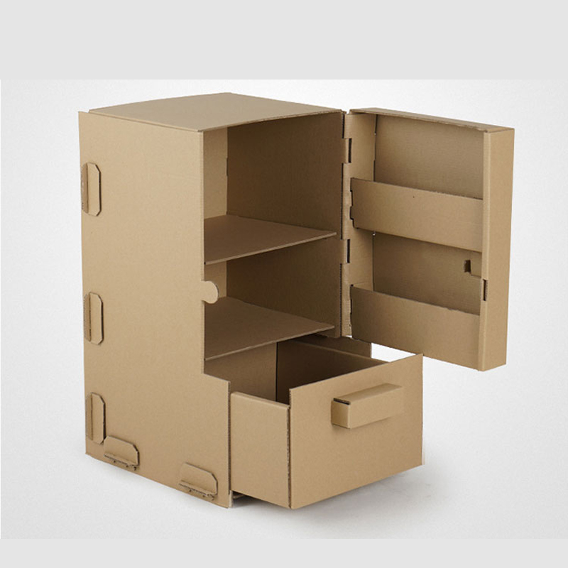 玩具幼儿园手工瓦楞纸箱壳板盒diy制作冰箱微波炉儿童白模填色