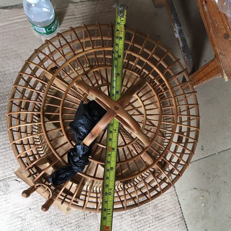 鸟笼上等竹笼笼子画眉老竹广笼配件鸟笼