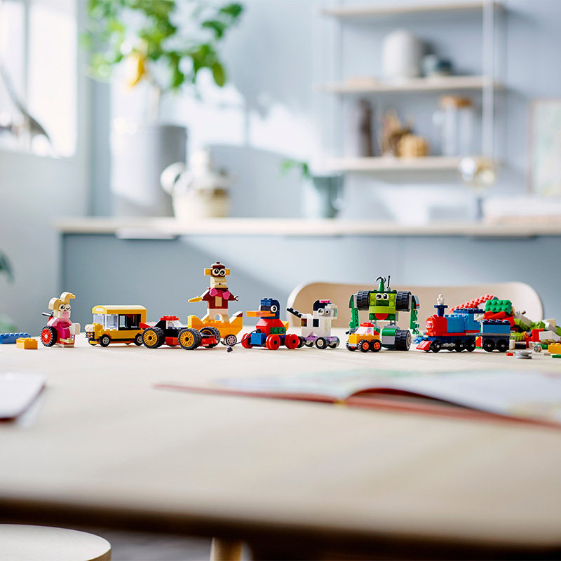 lego乐高11014砖块轮子创意系列儿童益智拼搭塑料积木