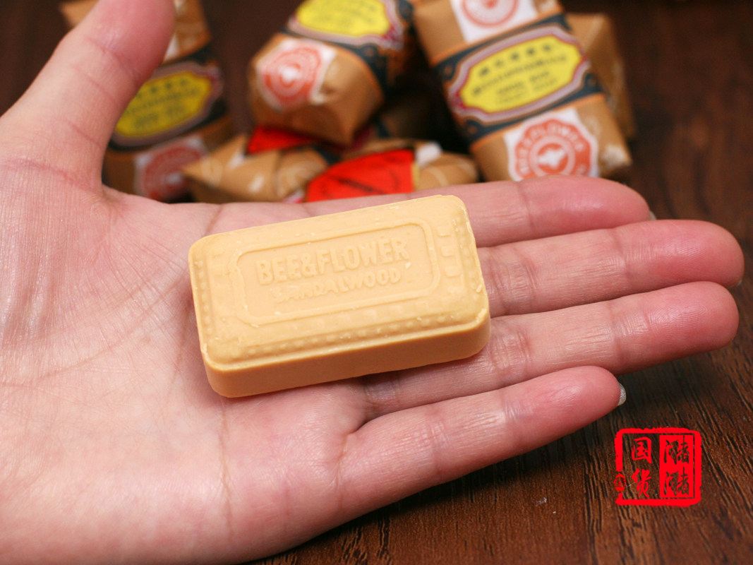 上海制皂蜂花檀香皂25g旅行衣物熏香虫蛀迷你沐浴香皂