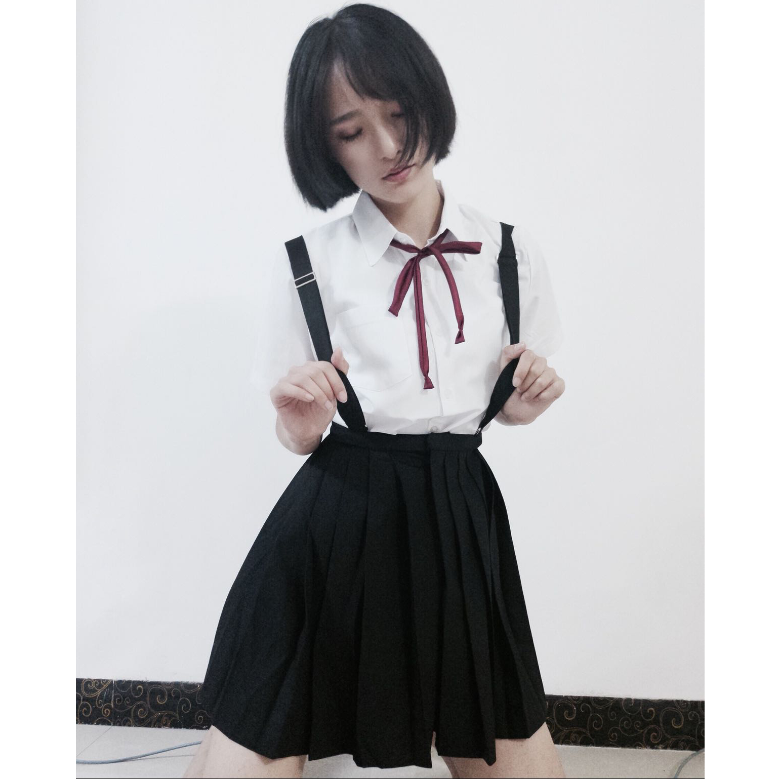 【桃桃初露】DoKira原创设计桃子茶饮感 原创JK格裙 现货