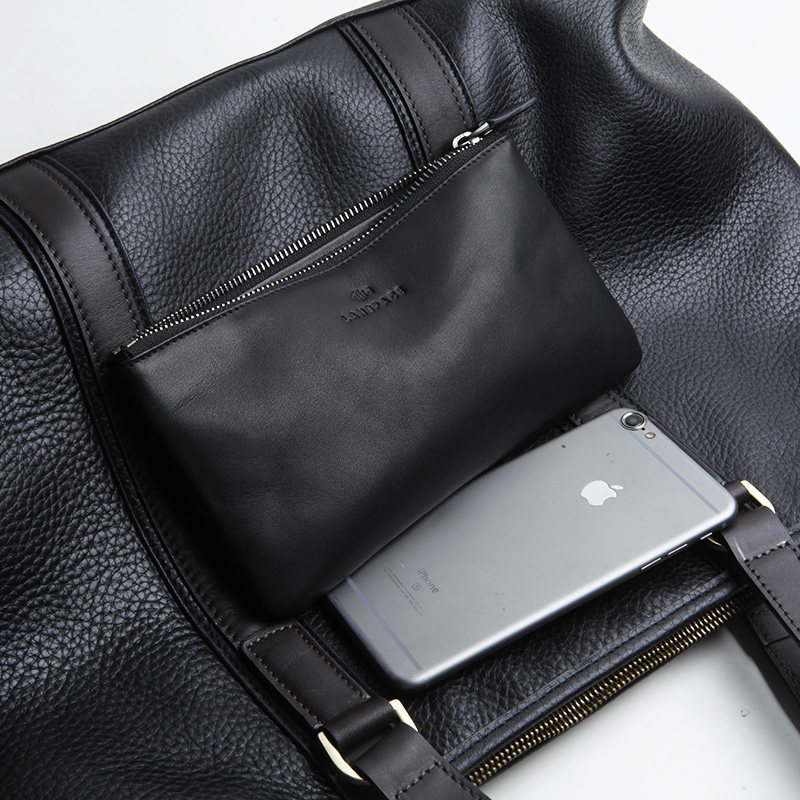 蓝皮皮具男士长款拉链钱包真皮手拿包头牛皮钱包