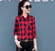 2019 Spring New Summer Professional Workwear Tops All-match Slim Korean Plaid Shirt Women Long Sleeve Large Size Shirt 2019 Spring New Summer Professional Workwear Tops All-match Slim Korean Plaid Shirt Women Long Sleeve Large Size Shirt