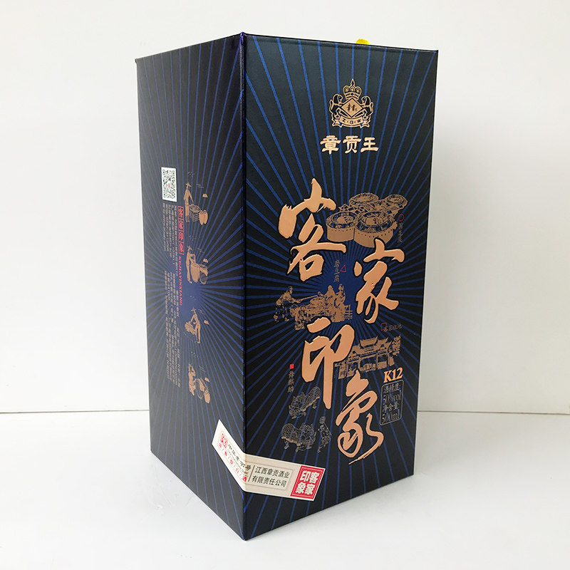 2017年产江西白酒50度章贡王客家印象k12浓香白酒