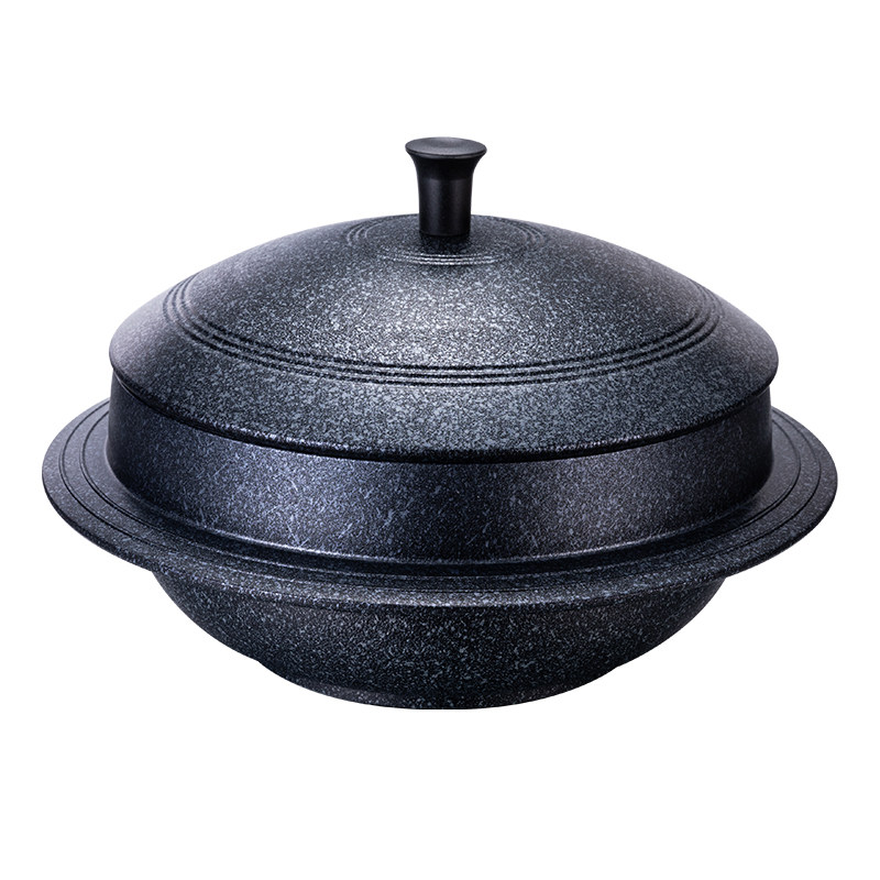 汤锅韩国进口麦饭石煲汤炖锅石锅拌饭锅参鸡不粘锅汤锅