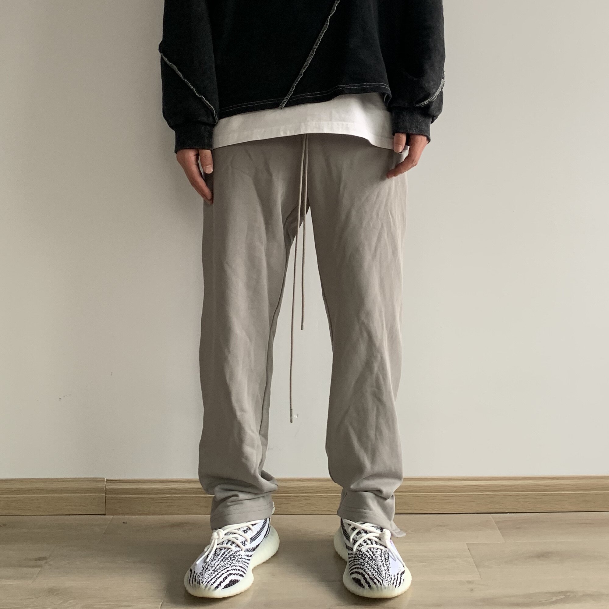 fog休闲裤运动休闲运动宽松长裤魔术kanye美高街欧美休闲裤