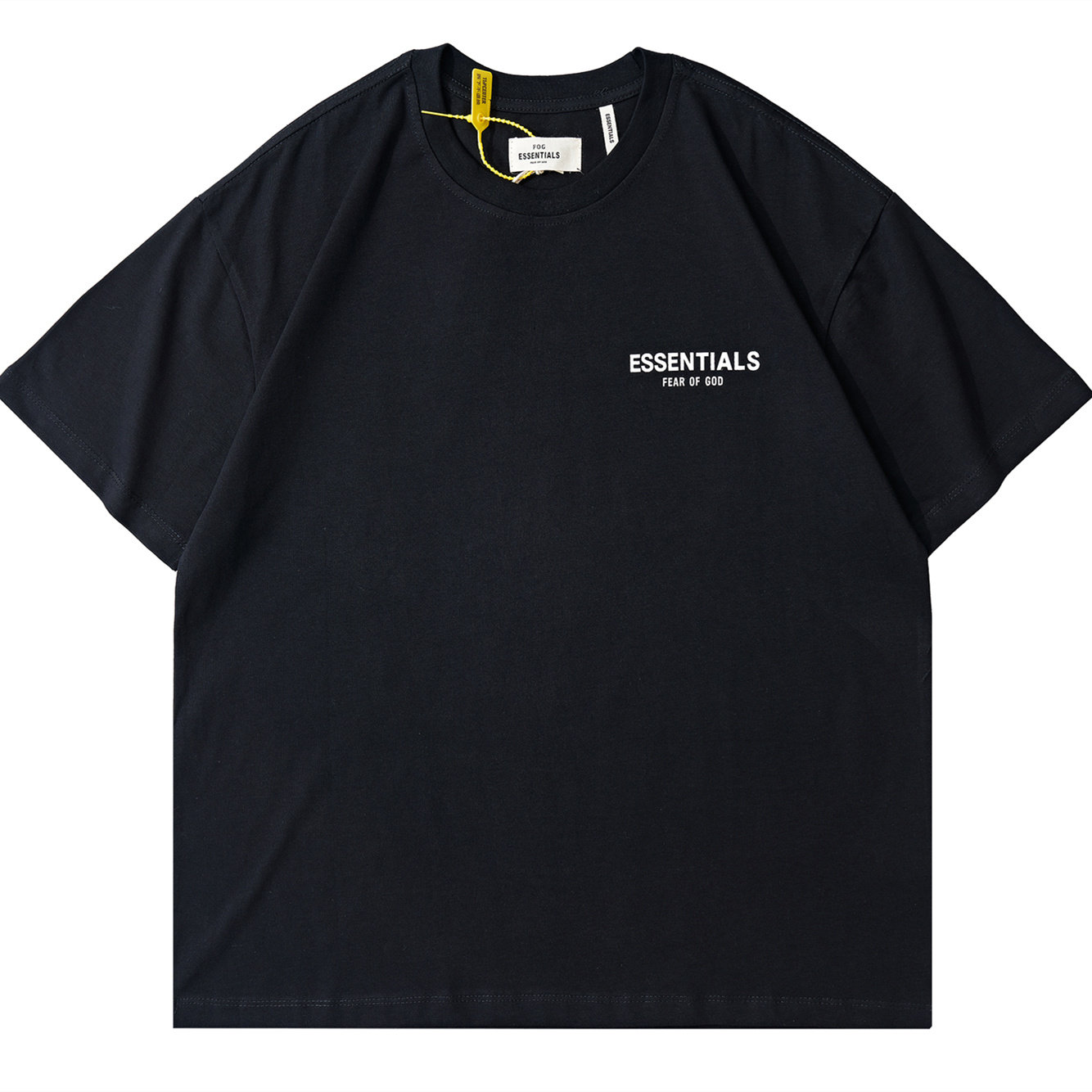 吴亦凡essentialst高街潮牌字母胸前复线godoffeart恤