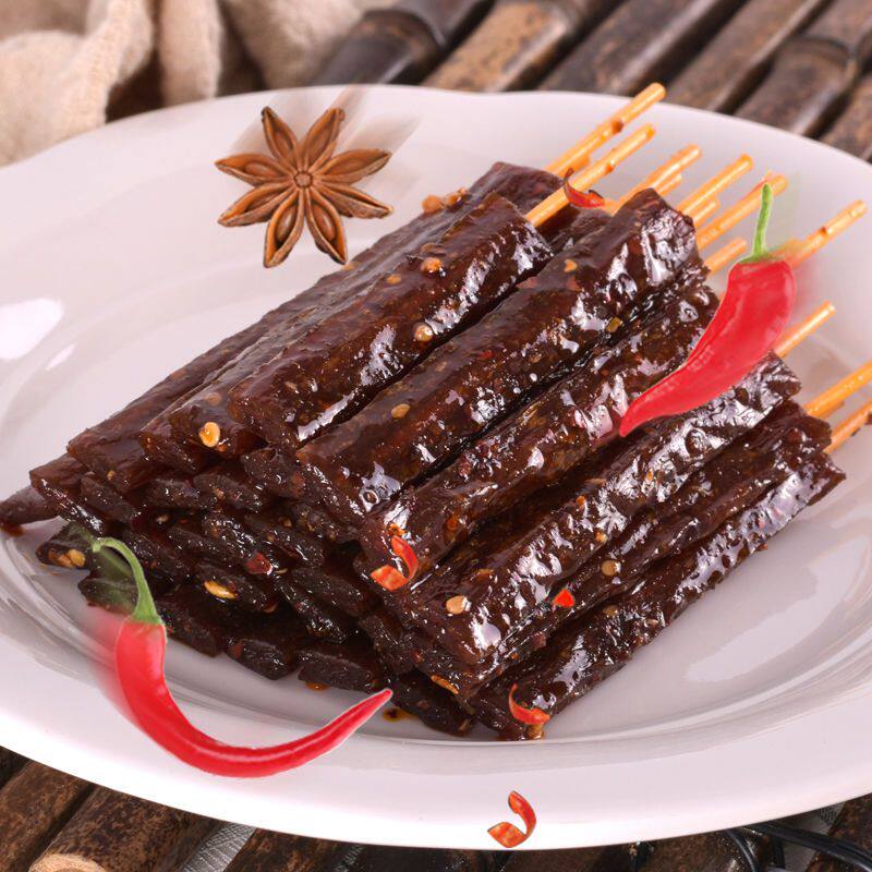 包邮素羊肉串辣条麻辣面筋儿时怀旧零食食品小吃养生粉