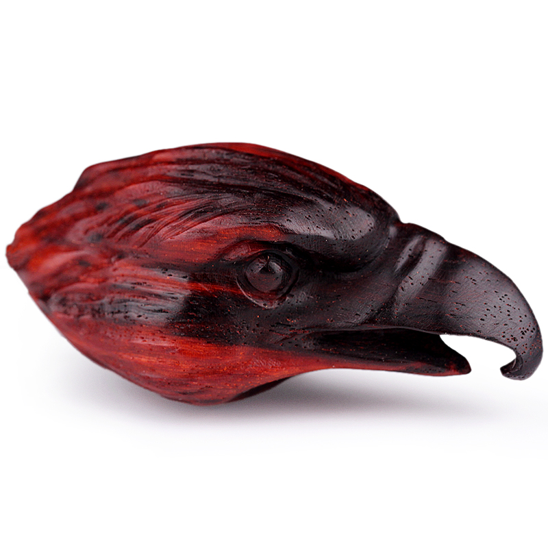 梨香院鹰头吊坠印度小叶叶紫檀木文玩挂件饰品木雕