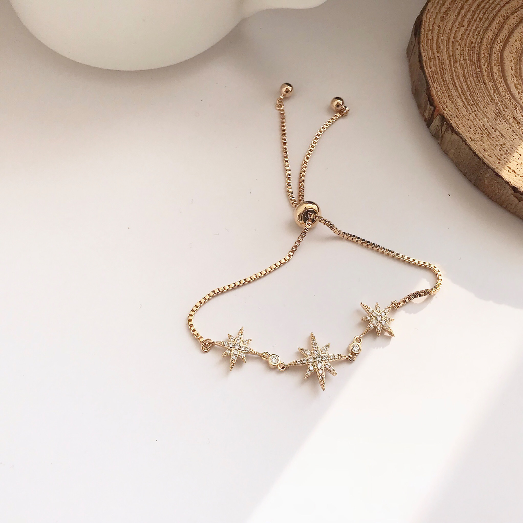 精致轻奢锆石辣妹手链ins小众设计韩版简约个性手饰品女气质新款