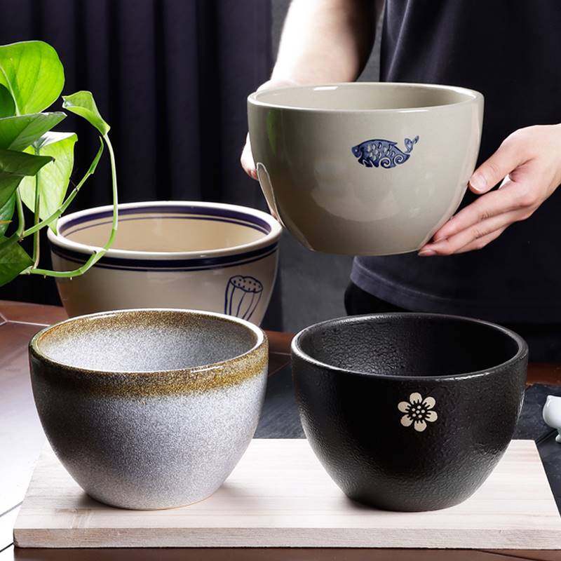 钵钵陶瓷容器鸡盅汤盆深餐具串串花盆火锅麻辣烫碗