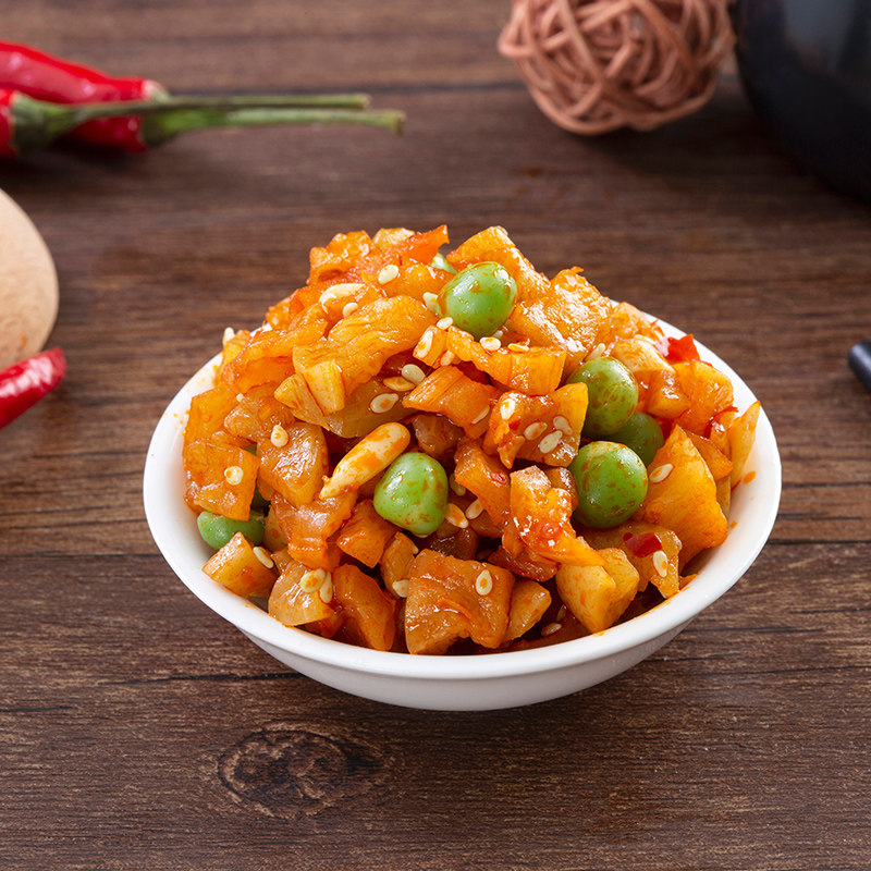 酱菜北极五仁酱丁整箱装萝卜丁开胃下饭饭菜腌制