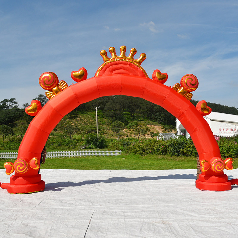 2022新款婚庆充气气门8米10米花门婚礼庆典拱门