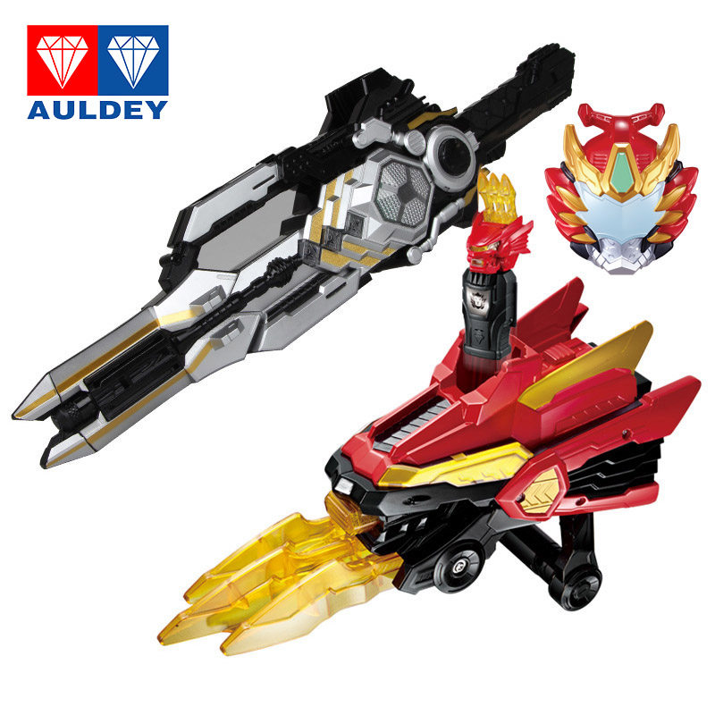 奥迪双钻铠甲勇士武器玩具卡魄狮将缉捕套装狮爪召唤机器人