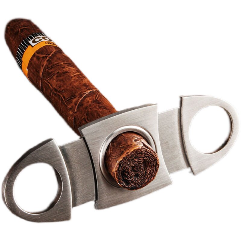 雪茄cohiba剪刀工具套装打孔器正品锋利方形大口径雪茄剪