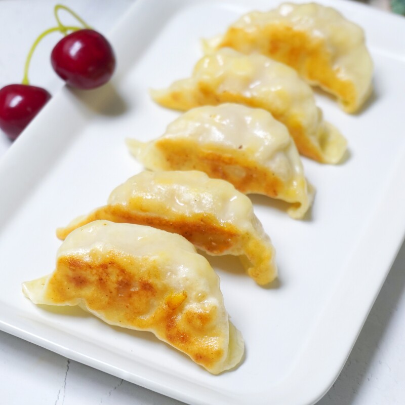 煎饺加藤日式玉米锅贴饺子冷冻半成品熟制中西餐水饺