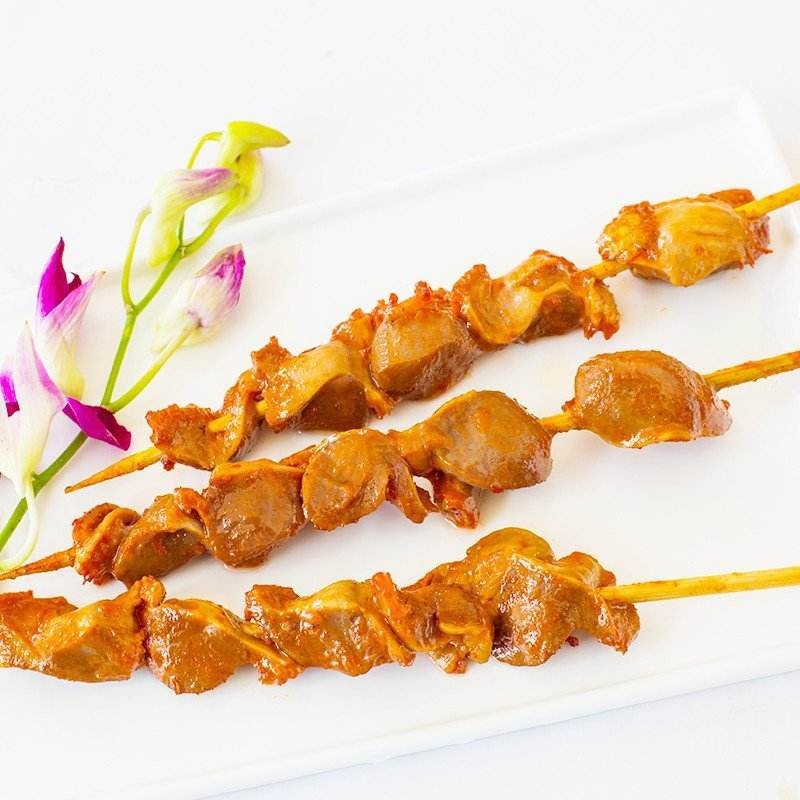 烧烤烤鸡胗串凤胗鸡肾串鸡肫原味半成品户外油炸其它鸡肉类