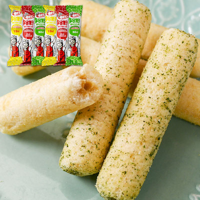 米老头多谷果子蛋黄巧克力味1000g散装蛋卷棒夹心米果卷能量棒