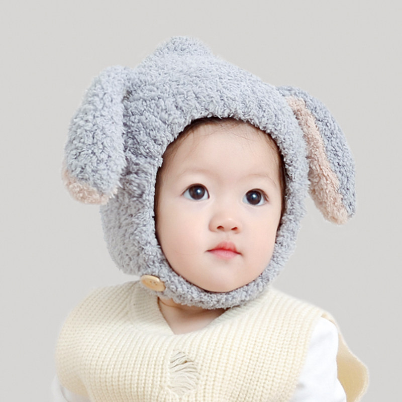 婴儿儿童婴幼儿婴幼宝宝3岁012护耳男童保暖帽子