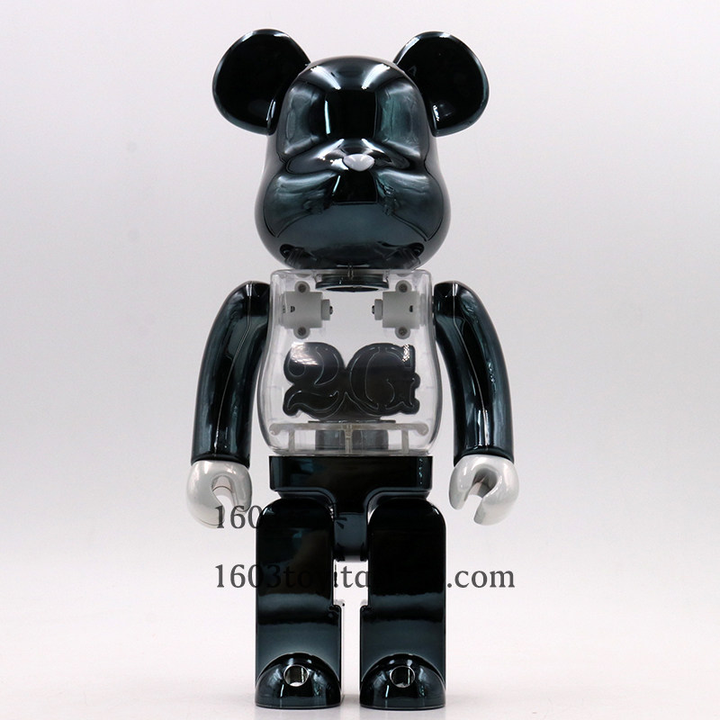 bearbrick积木熊暴力熊电镀发光2g限定手办模型玩具潮玩盲盒