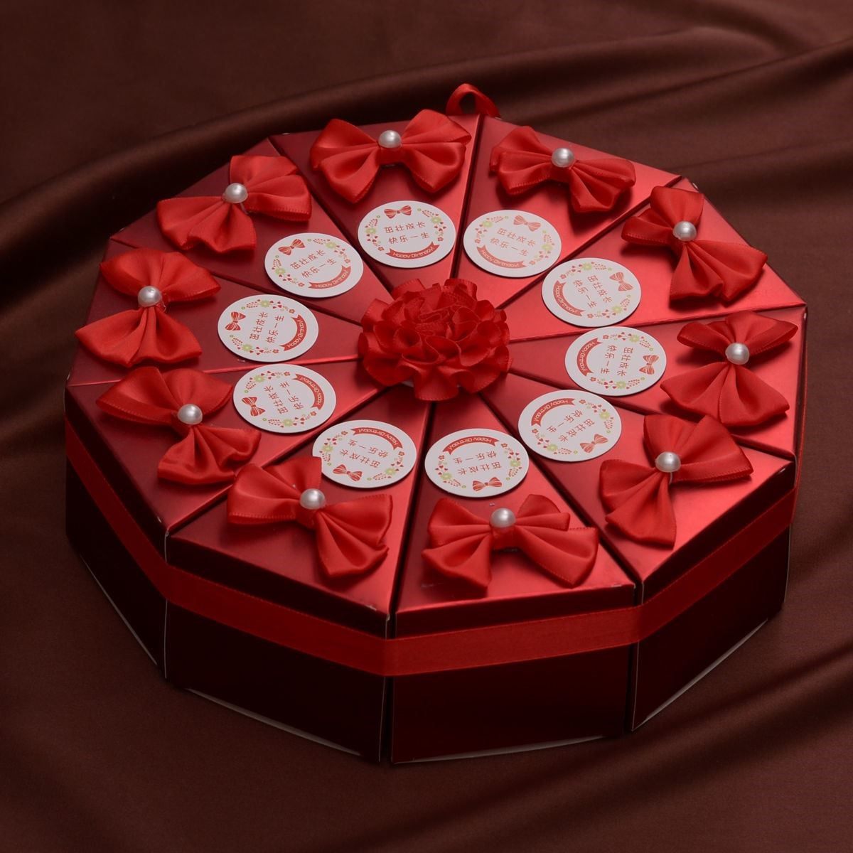 糖盒婚礼喜糖小众结婚大号摆桌姐妹宾客伴手糖盒