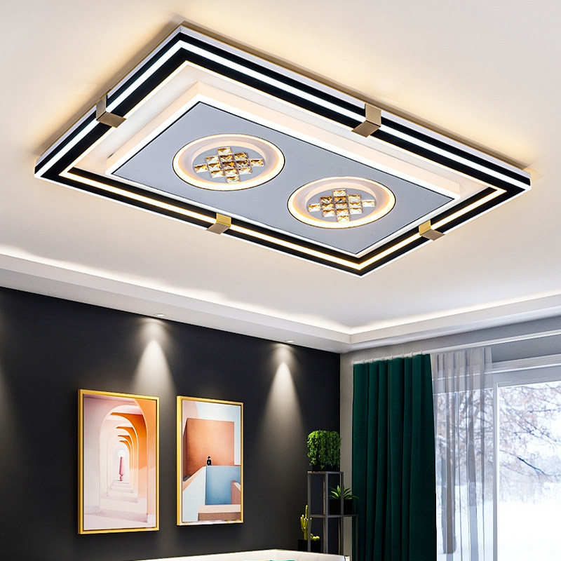 客厅led吸顶灯家用长方形现代大气卧室套餐餐厅客厅吸顶灯