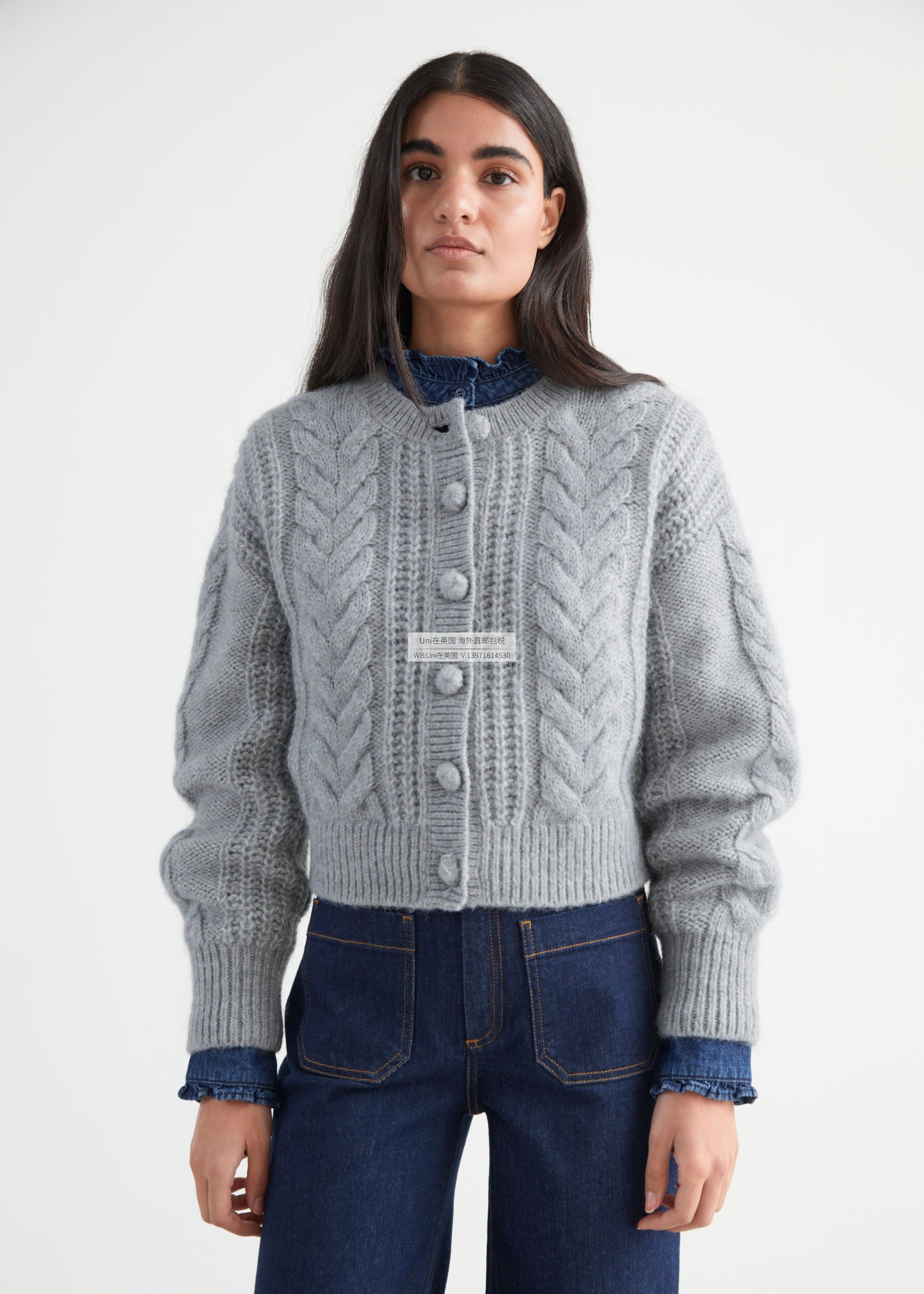 英国代购直邮otherstories短款针织毛衣毛针织衫