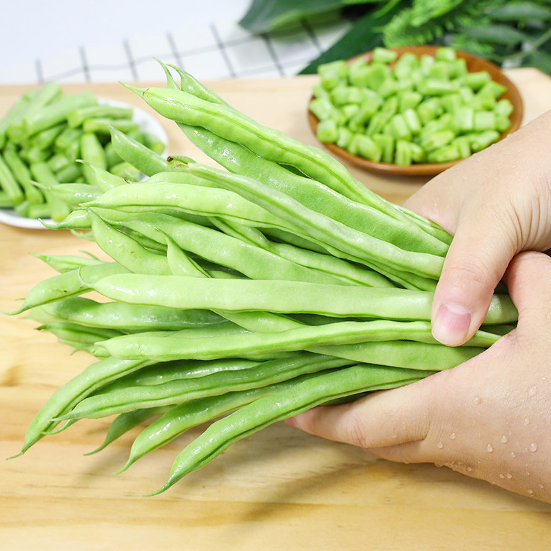 云南豆角不老白不老蔬菜农家当季摘扁四季豆现新鲜豆类
