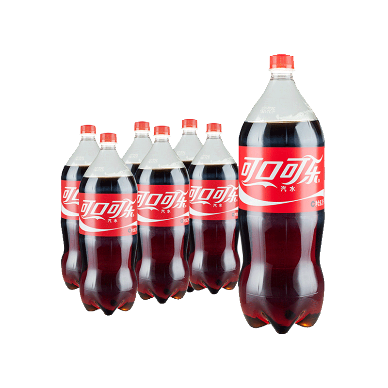 可口可乐果味饮料碳酸2l整箱瓶装芬达2升果粒橙碳酸饮料