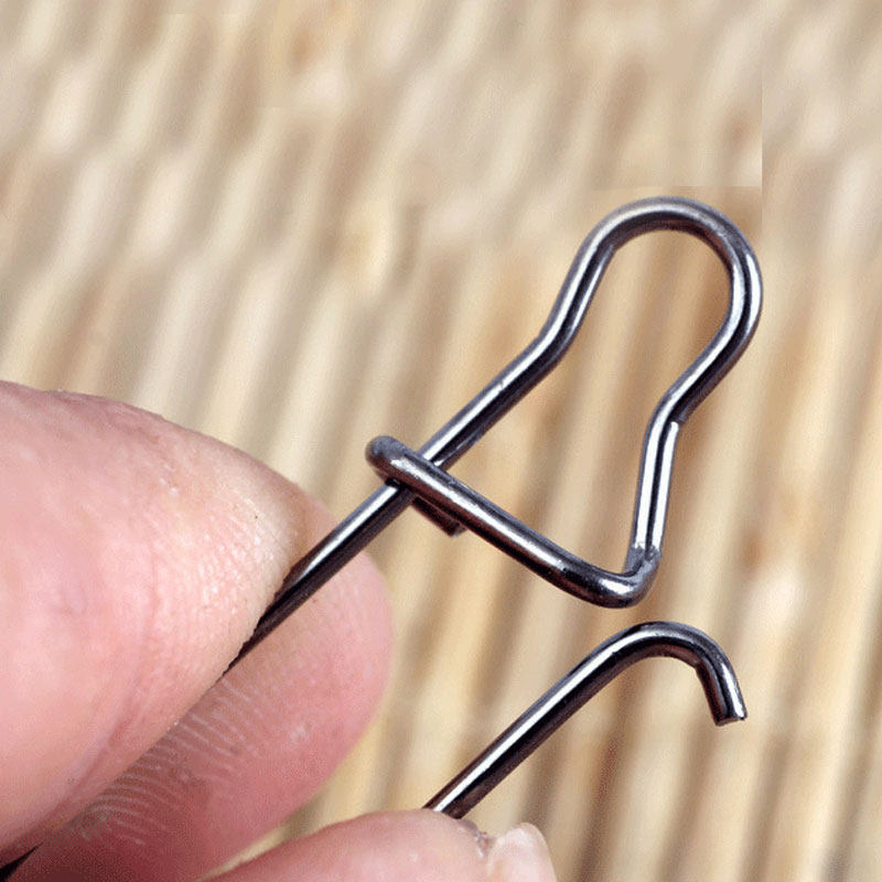路亚别针八字环8字扣快速美式增强连接环垂钓不锈钢别针钓鱼配件