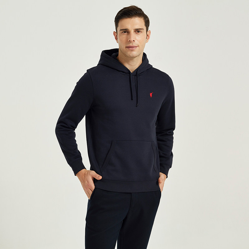 polosport2020秋冬新款男士常规套头连帽时尚运动卫衣卫衣