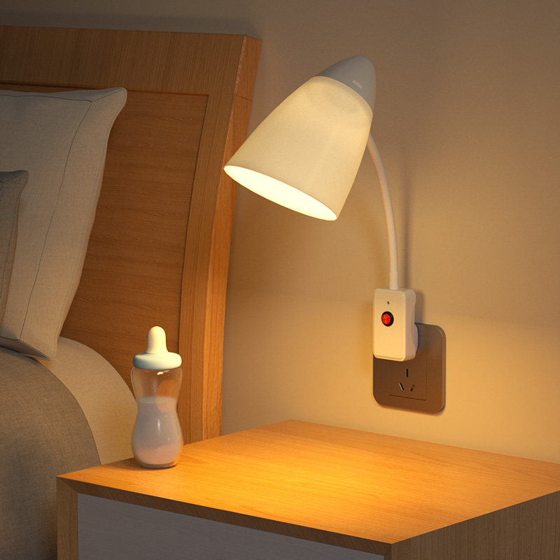 卧室床头睡眠温馨网红led壁灯婴儿喂奶护眼小夜灯