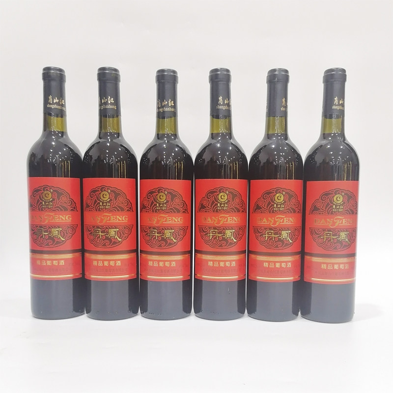 商山红丹丹凤葡萄酒精品传统甜型原汁小时候味道干红静态葡萄酒