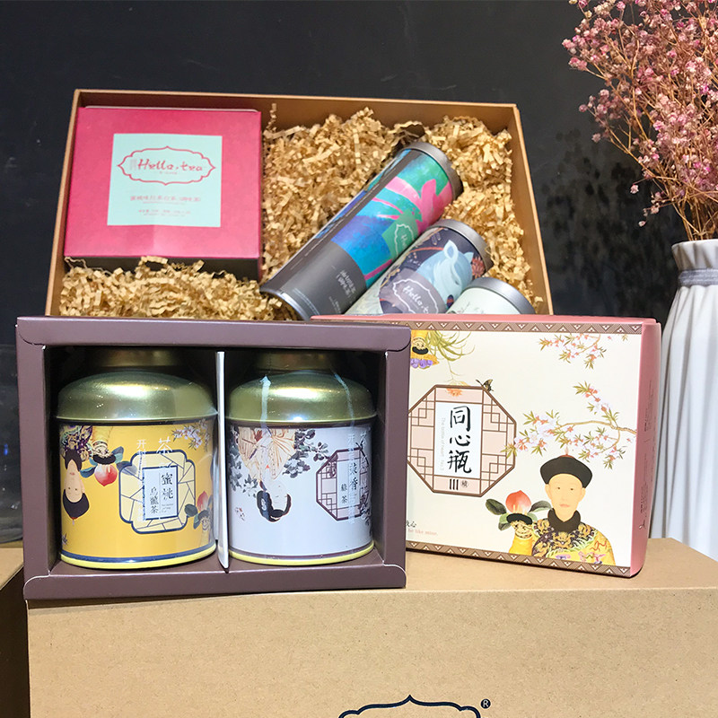 茶颜悦色铁罐茶蜜桃乌龙白桃乌龙奶茶知乎茶也长沙特产正品保证