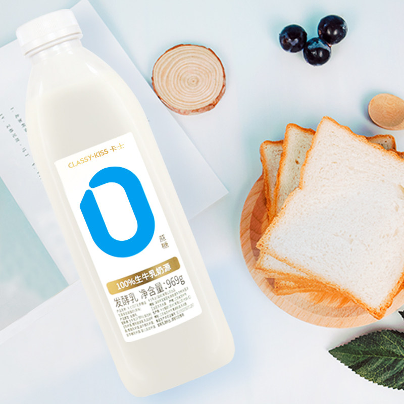 969g孕妇儿童营养早餐酸奶卡士酸奶007无蔗糖7种益生菌家庭分享装