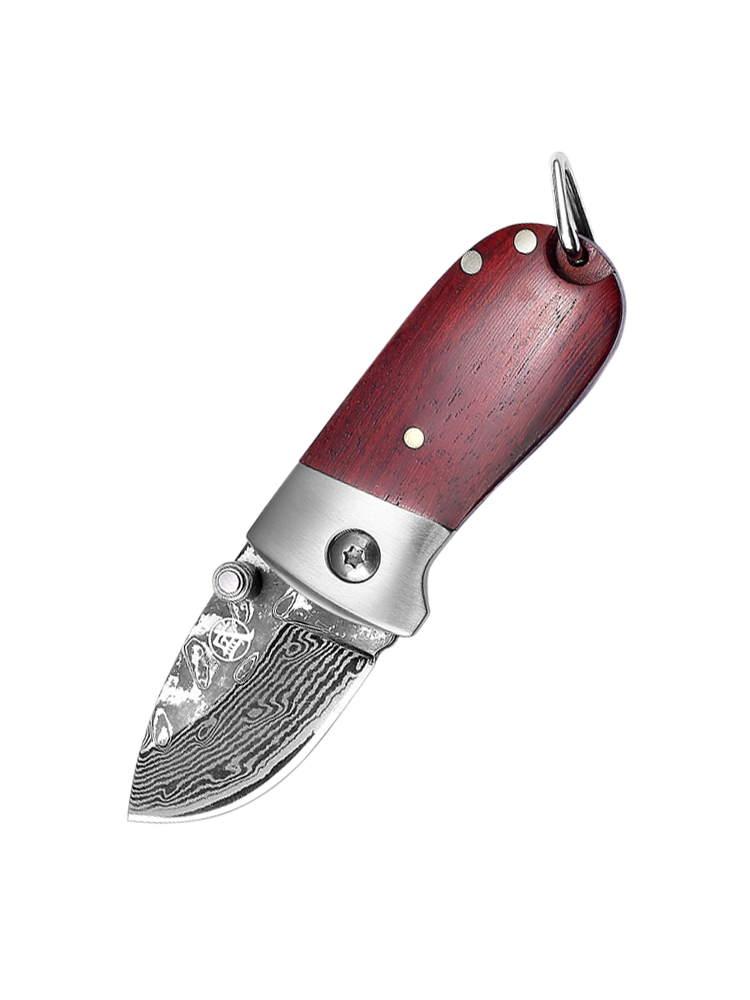 日本折叠小刀拆快递钥匙扣随身便携迷你小号水果刀户外刀子三本盛